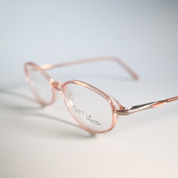 OptiLux 5843 C3 51-15/16\ 135 rose nude brown round eyeglasses frames N7 - Picture 11 of 11